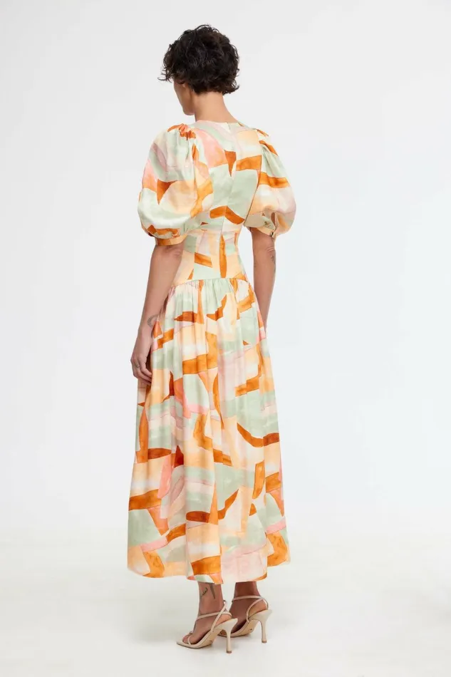 Women PRINCETON MIDI DRESS Arthouse Geo Acler Sale