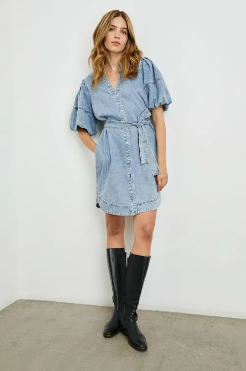 Women Rails Denim Kingsley Dress Faded Indigo Women Rails Denim Kingsley Dress Faded Indigo