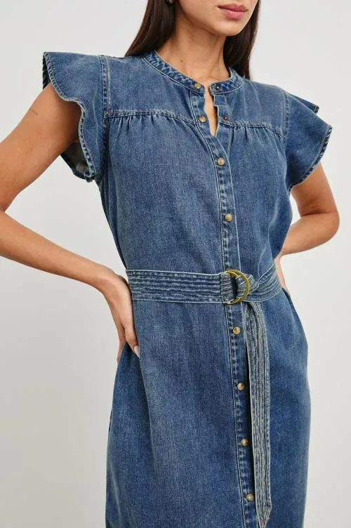 Women Rails Denim Letta Dress Classic Blue Women Rails Denim Letta Dress Classic Blue
