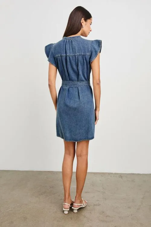 Women Rails Denim Letta Dress Classic Blue Women Rails Denim Letta Dress Classic Blue