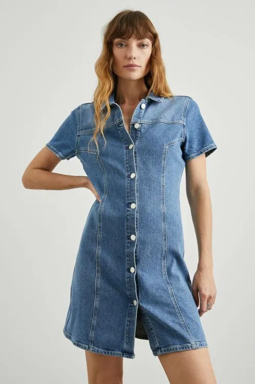 Women Rails Denim Pasadena Dress Cadet Blue