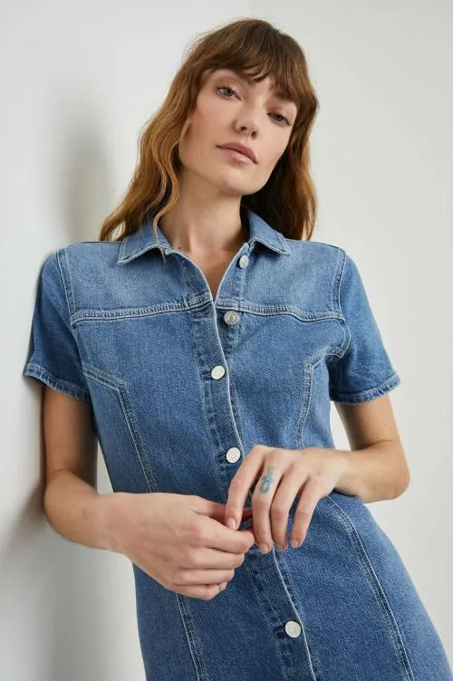 Women Rails Denim Pasadena Dress Cadet Blue Women Rails Denim Pasadena Dress Cadet Blue