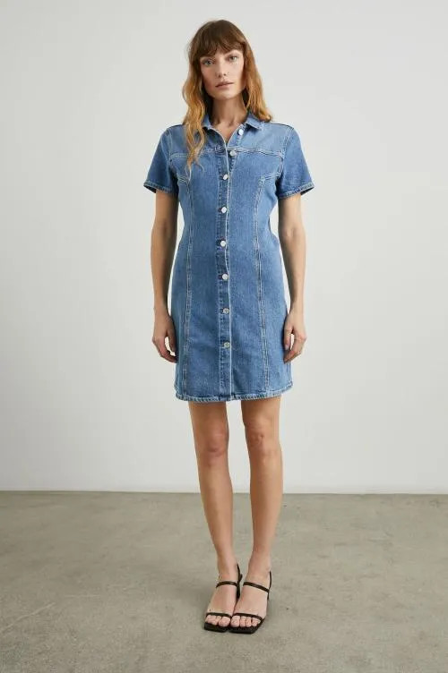 Women Rails Denim Pasadena Dress Cadet Blue Women Rails Denim Pasadena Dress Cadet Blue