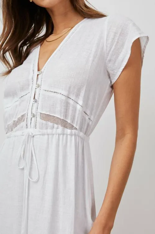 Women Rails Dresses and Rompers Kiki Dress White Lace Detail