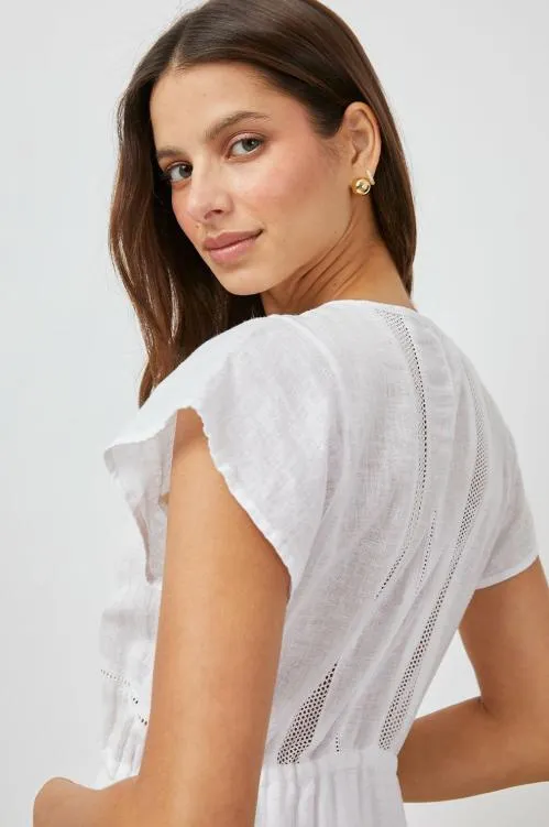 Women Rails Dresses and Rompers Kiki Dress White Lace Detail