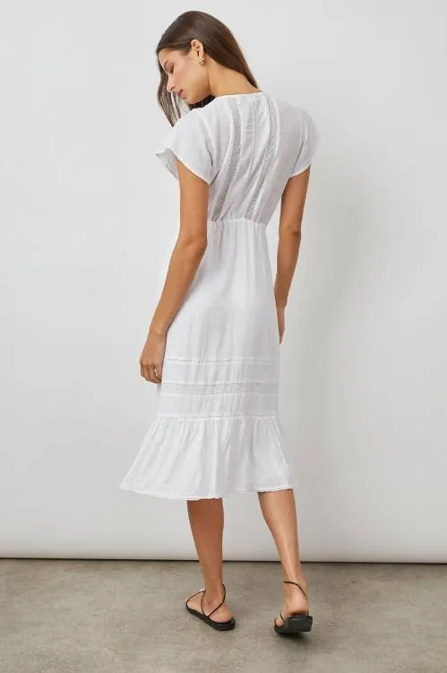 Women Rails Dresses and Rompers Kiki Dress White Lace Detail