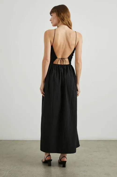 Women Rails Dresses and Rompers Silvia Dress Black Nylon