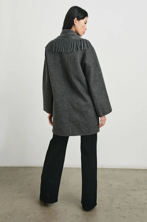 Women Rails Jackets and Coats Hugo Coat Charcoal Check Women Rails Jackets and Coats Hugo Coat Charcoal Check