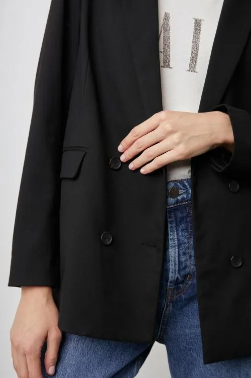 Women Rails Jackets and Coats Jac Blazer Black Twill Women Rails Jackets and Coats Jac Blazer Black Twill