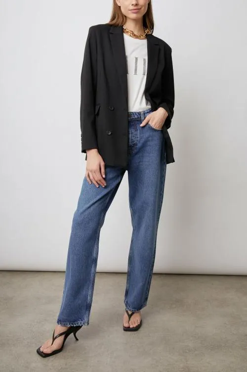 Women Rails Jackets and Coats Jac Blazer Black Twill Women Rails Jackets and Coats Jac Blazer Black Twill