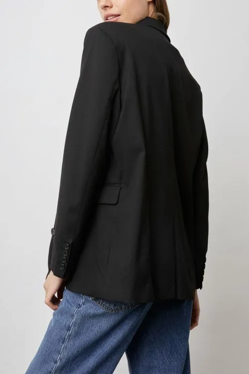 Women Rails Jackets and Coats Jac Blazer Black Twill Women Rails Jackets and Coats Jac Blazer Black Twill