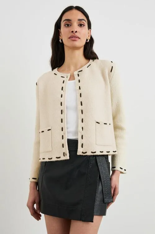 Women Rails Jackets and Coats Juliette Cardigan Ivory