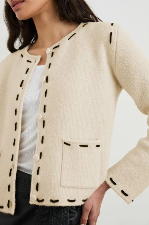 Women Rails Jackets and Coats Juliette Cardigan Ivory Women Rails Jackets and Coats Juliette Cardigan Ivory