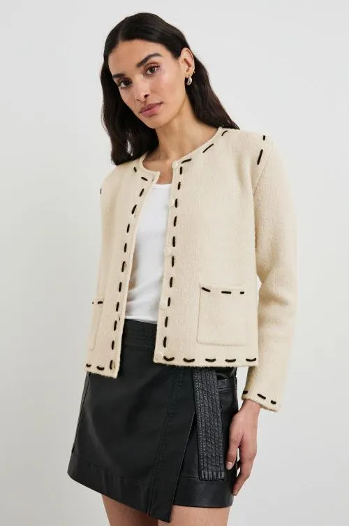 Women Rails Jackets and Coats Juliette Cardigan Ivory Women Rails Jackets and Coats Juliette Cardigan Ivory