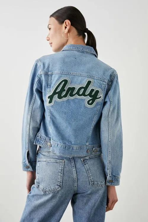 Women Rails Jackets and Coats Mulholland Jacket Custom Embroidery Original Blue Women Rails Jackets and Coats Mulholland Jacket Custom Embroidery Original Blue