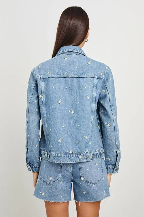 Women Rails Jackets and Coats Mulholland Jacket Indigo Floral Women Rails Jackets and Coats Mulholland Jacket Indigo Floral