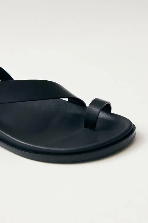 Women Rails Shoes and Accessories Alohas Myles Sandal Black Leather Women Rails Shoes and Accessories Alohas Myles Sandal Black Leather