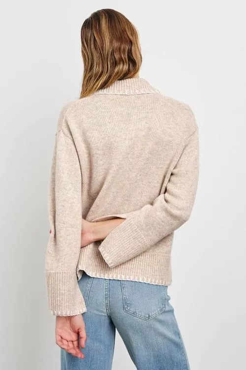 Women Rails Sweaters Athena Sweater Oat Women Rails Sweaters Athena Sweater Oat