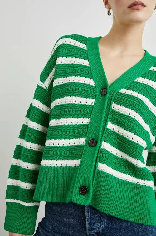 Women Rails Sweaters Geneva Cardigan Kelly Stripe