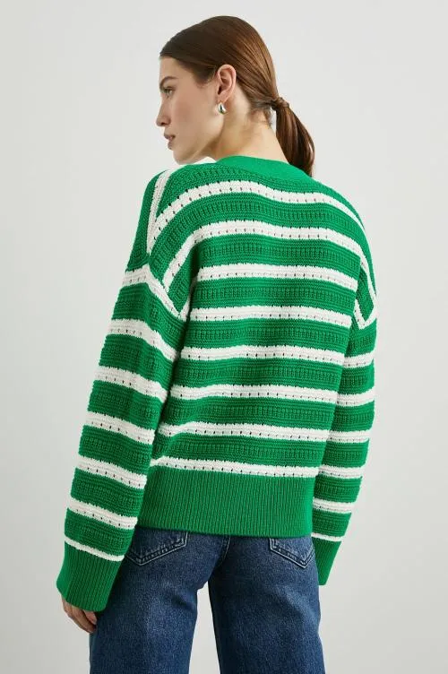 Women Rails Sweaters Geneva Cardigan Kelly Stripe