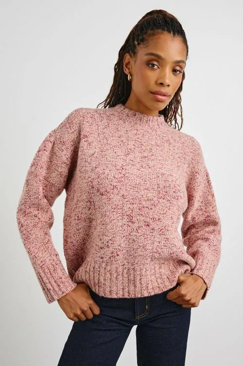 Women Rails Sweaters Rio Sweater Rose Women Rails Sweaters Rio Sweater Rose