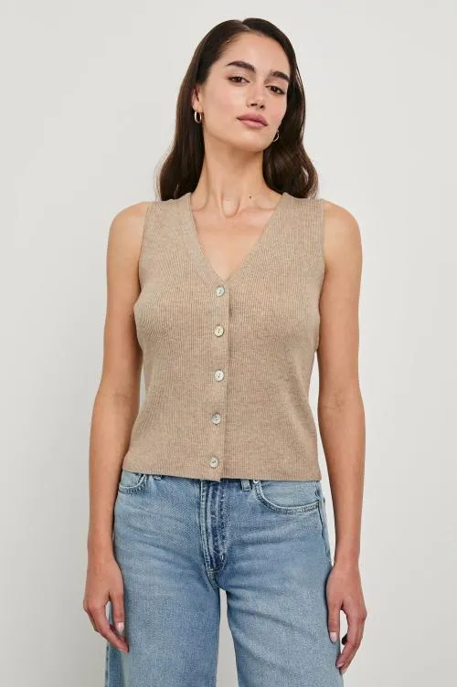 Women Rails Sweaters Rosa Vest Oatmeal Women Rails Sweaters Rosa Vest Oatmeal