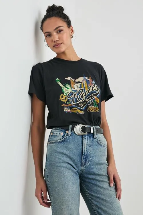 Women Rails Tees and Tanks Boyfriend Tshirt Rails New York