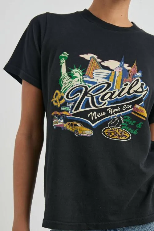 Women Rails Tees and Tanks Boyfriend Tshirt Rails New York