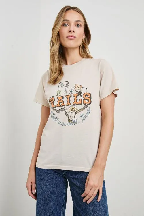 Women Rails Tees and Tanks Boyfriend Tshirt Rails Texas