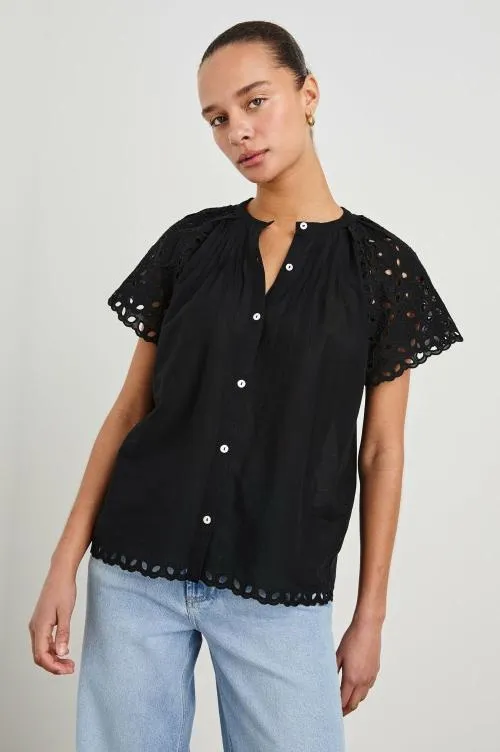 Women Rails Tops Cerise Shirt Black