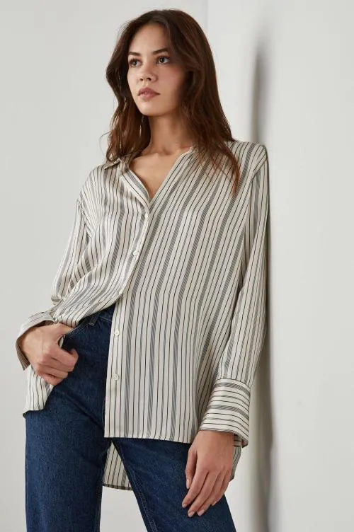 Women Rails Tops Dorian Shirt Providence Stripe