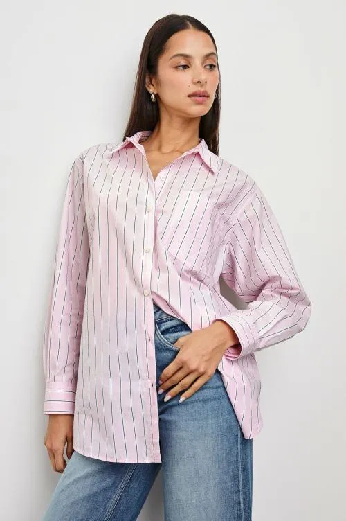 Women Rails Tops Elsa Shirt Cherry Blossom Stripe