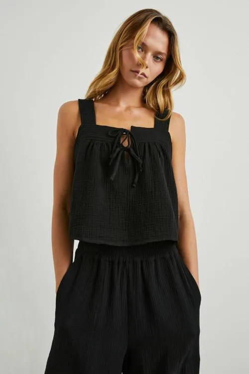 Women Rails Tops Enya Top Black Gauze Women Rails Tops Enya Top Black Gauze