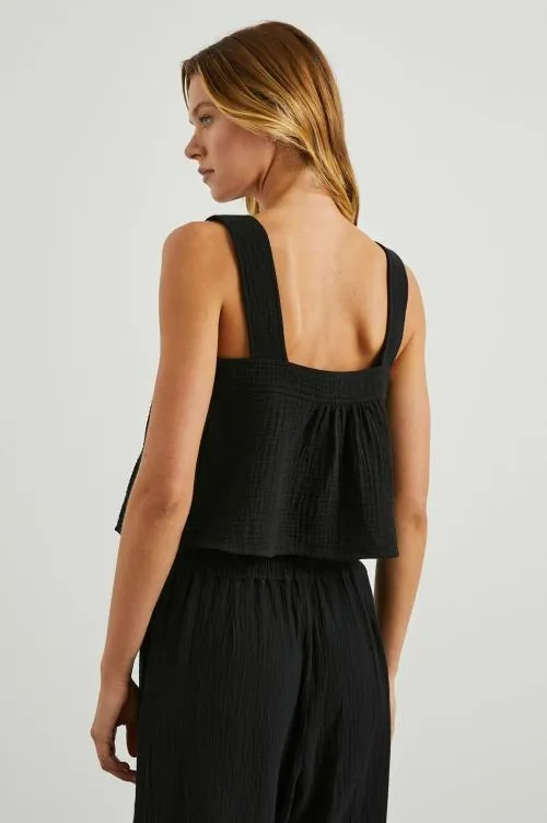 Women Rails Tops Enya Top Black Gauze Women Rails Tops Enya Top Black Gauze