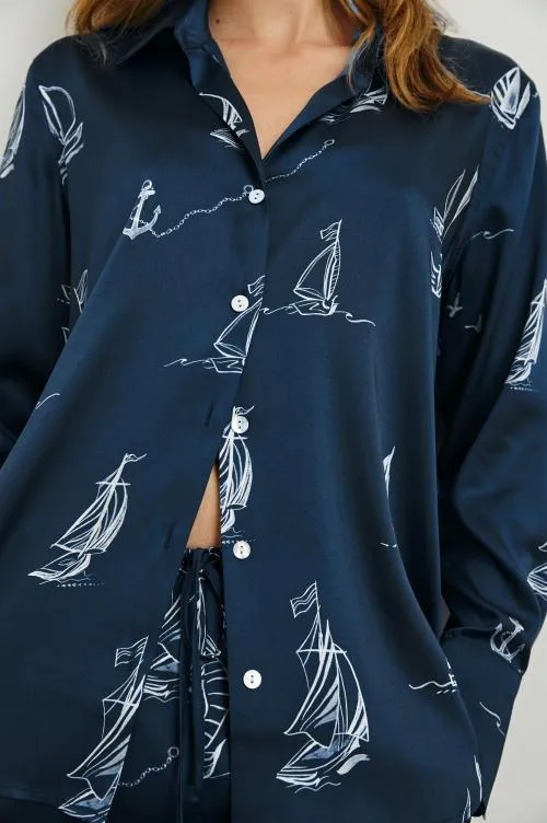 Women Rails Tops Ledger Shirt Sailboats Women Rails Tops Ledger Shirt Sailboats