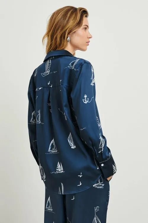 Women Rails Tops Ledger Shirt Sailboats Women Rails Tops Ledger Shirt Sailboats