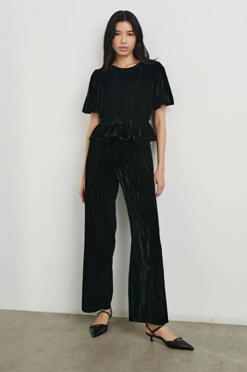 Women Rails Tops Rosie Top Black Velvet Women Rails Tops Rosie Top Black Velvet