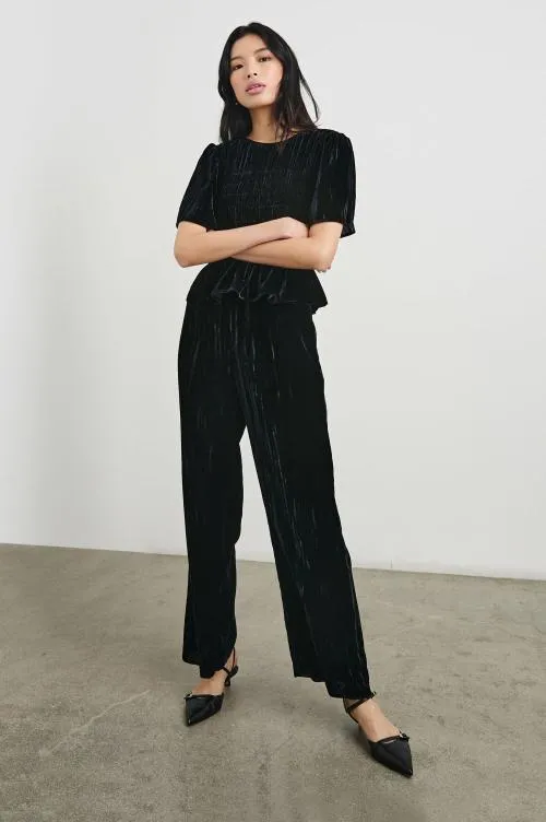 Women Rails Tops Rosie Top Black Velvet Women Rails Tops Rosie Top Black Velvet