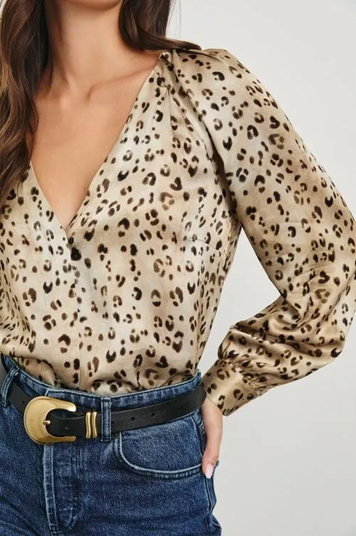 Women Rails Tops Sandra Top Champagne Leopard Women Rails Tops Sandra Top Champagne Leopard