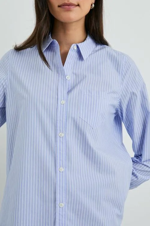 Women Rails Tops Stina Shirt Oxford White Stripe Women Rails Tops Stina Shirt Oxford White Stripe