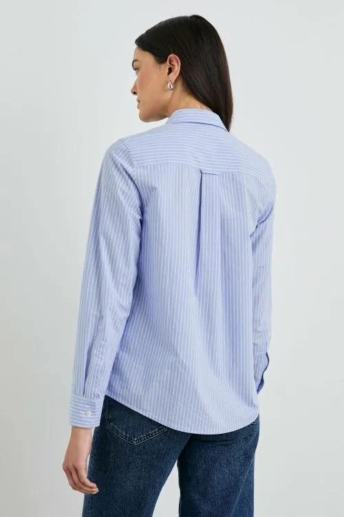 Women Rails Tops Stina Shirt Oxford White Stripe Women Rails Tops Stina Shirt Oxford White Stripe