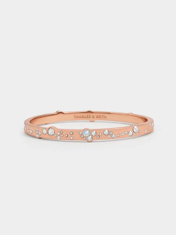 Women Reverie Crystal Bangle 8211 Rose Gold CHARLES and KEITH Bracelets