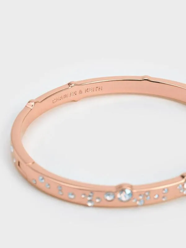 Women Reverie Crystal Bangle 8211 Rose Gold CHARLES and KEITH Bracelets Women Reverie Crystal Bangle 8211 Rose Gold CHARLES and KEITH Bracelets