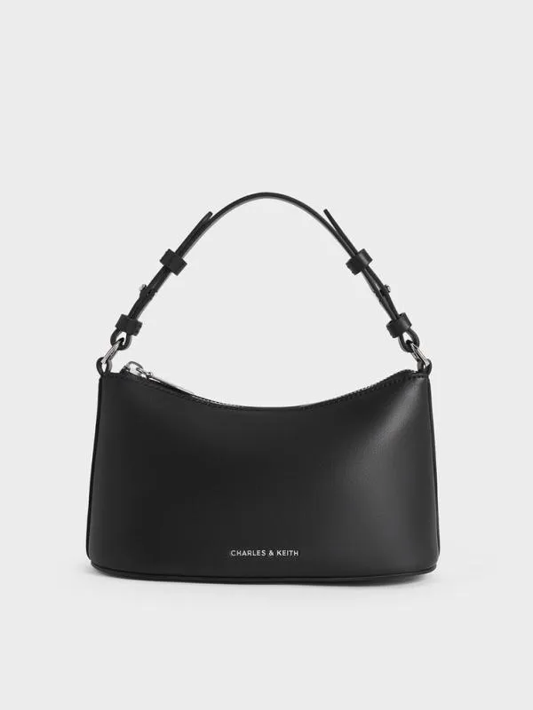 Women Robyn Elongated ChainHandle Bag 8211 Noir CHARLES and KEITH Crossbody Bags Women Robyn Elongated ChainHandle Bag 8211 Noir CHARLES and KEITH Crossbody Bags