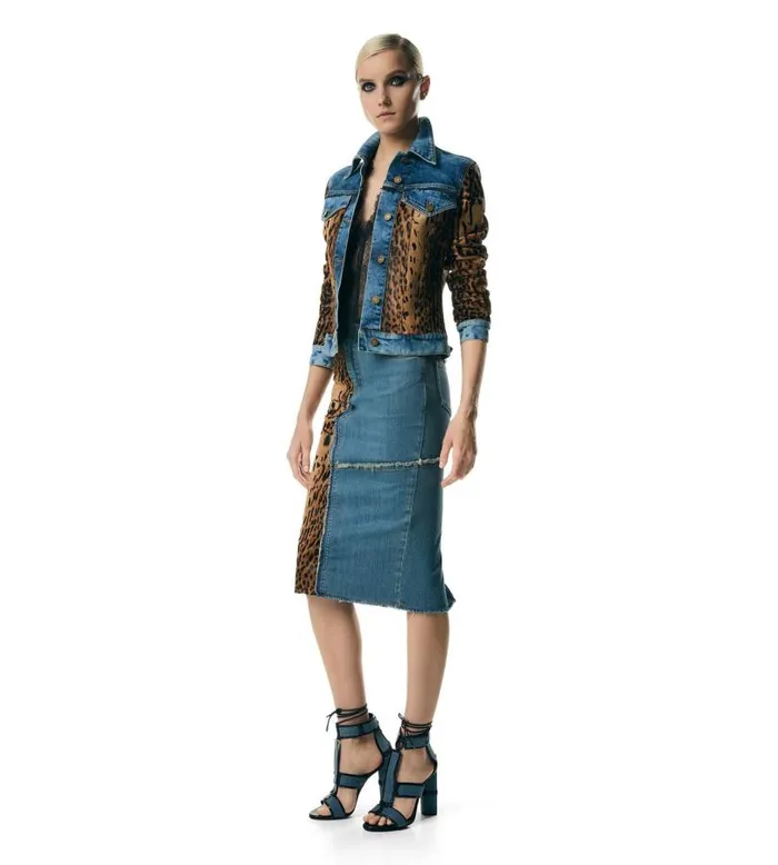 Women Sandals Tom Ford Washed Denim And Leather Patchwork Sandal Blue Black Women Sandals Tom Ford Washed Denim And Leather Patchwork Sandal Blue Black