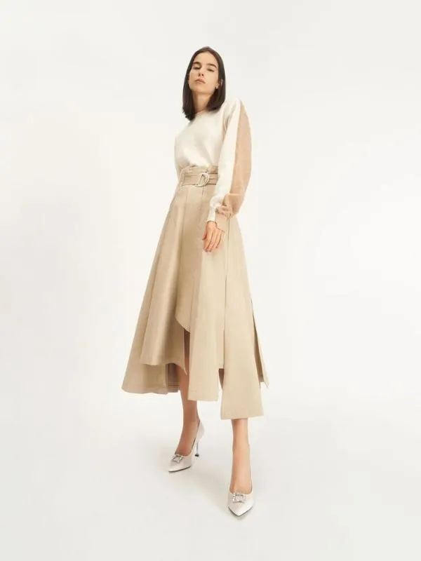 Women Satin GemEmbellished Pumps 8211 Cream CHARLES and KEITH Heels