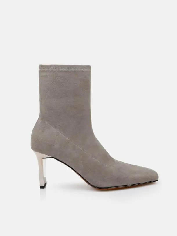 Women SHARON Suede Stretch Stone Clergerie Ankle Boots