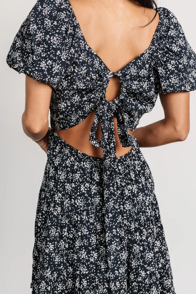 Women Short Dresses Baltic Born Huntington Short Dress Navy Print