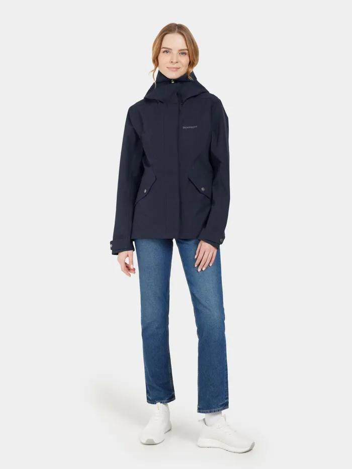 Women Silja Jacket Dark Night Blue Didriksons Spring Jackets