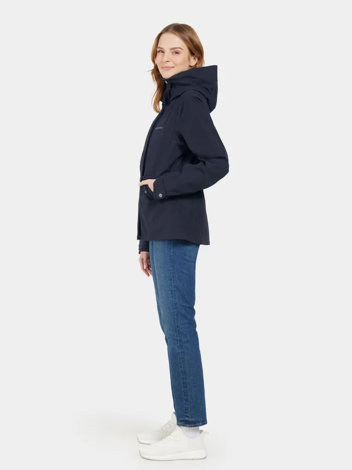 Women Silja Jacket Dark Night Blue Didriksons Spring Jackets